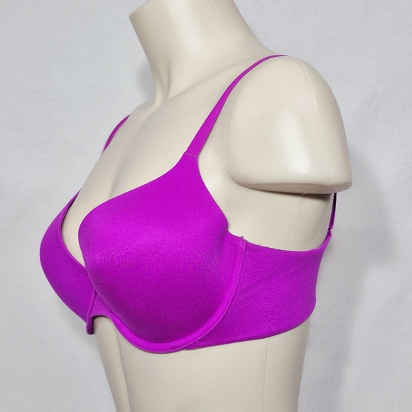34D Victoria's Secret Lined Demi Underwire Bra Bright Pink - Picture 3 of 5